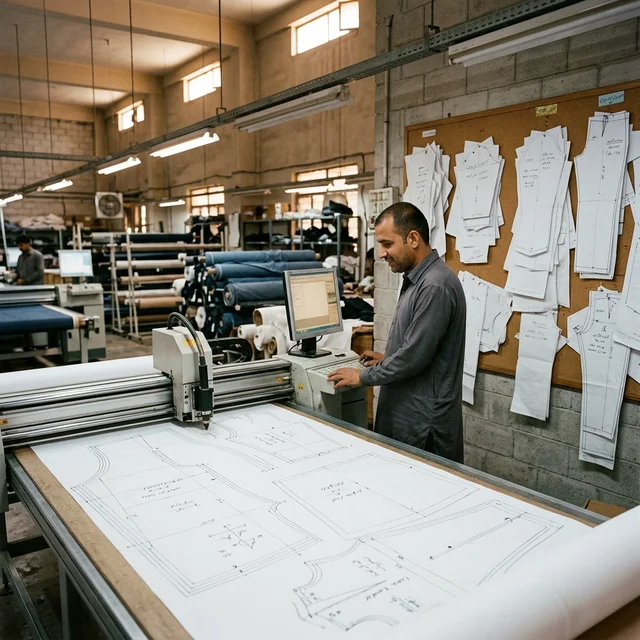 B2B Digital Pattern Drafting & OEM Grading - Rifat Sports Wears Pakistan Factory